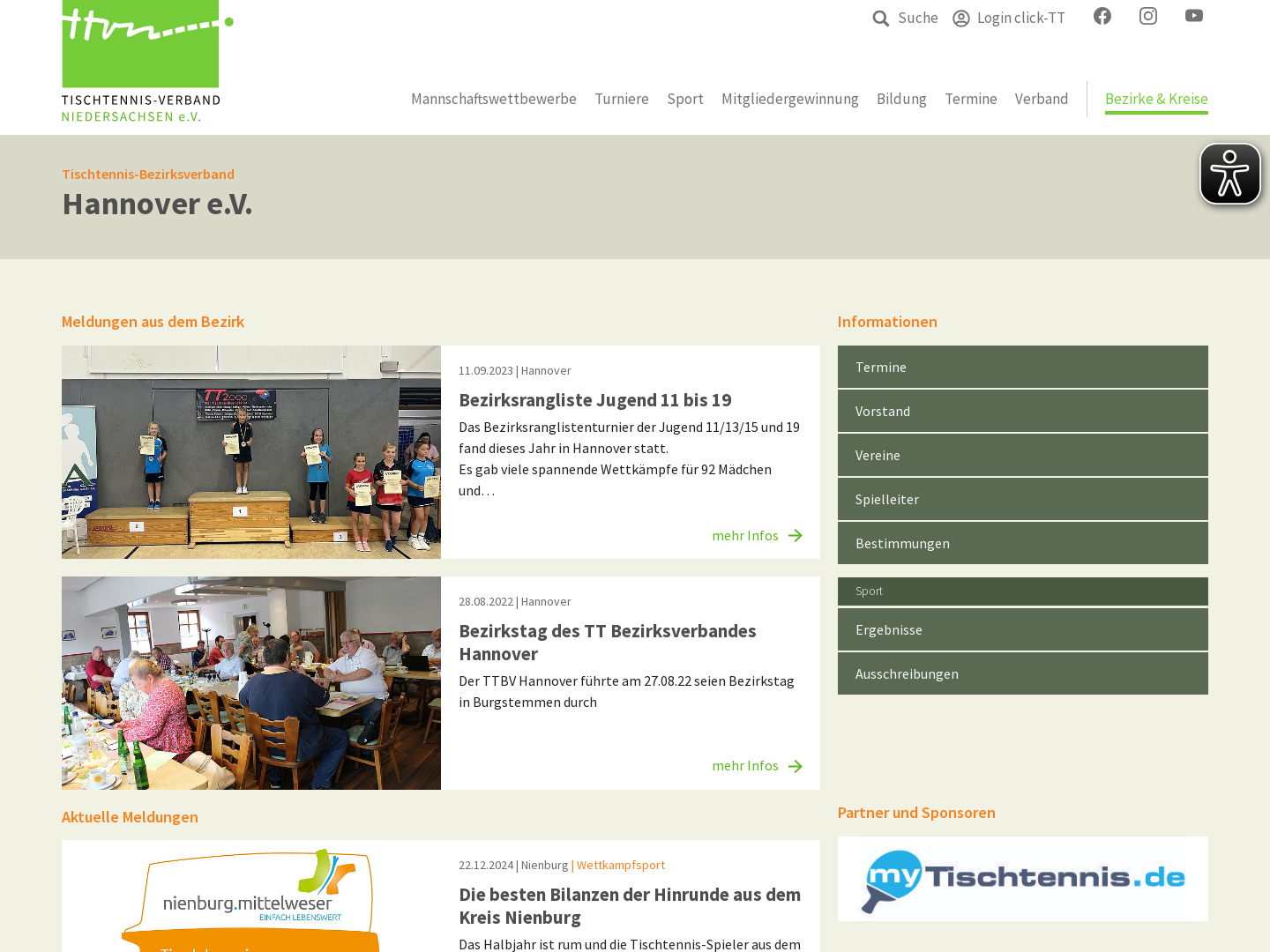TTVN Bezirk Hannover