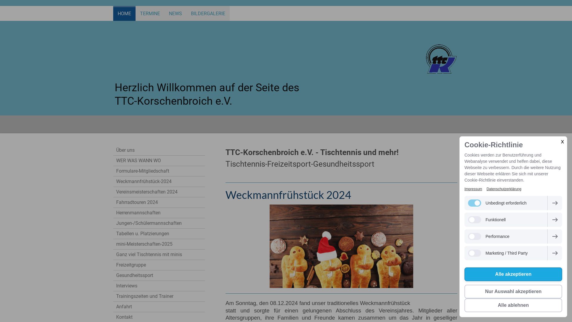 TTC Korschenbroich e.V.  Tischtennis
