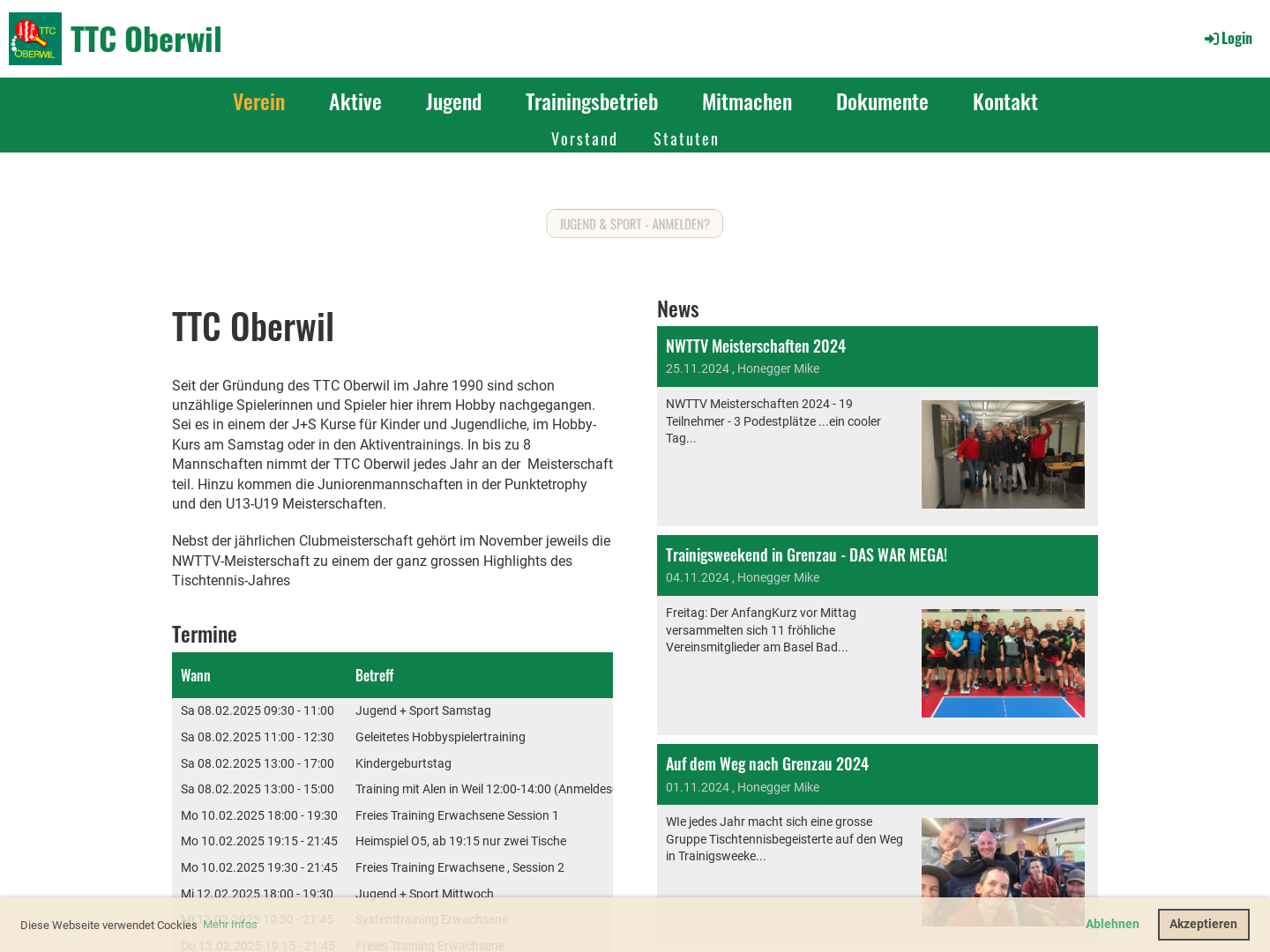 Tischtennisclub Oberwil