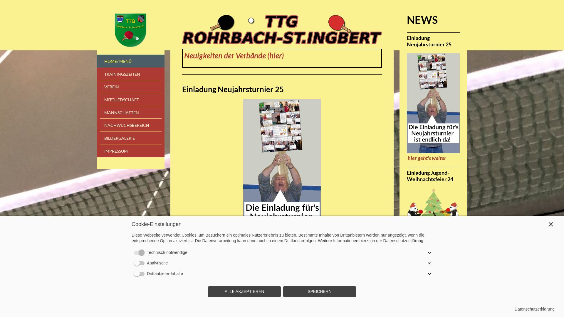 TTG Tischtennisgemeinschaft Rohrbach St. Ingbert e.V.