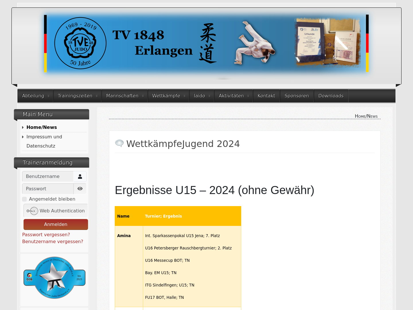 TV 1848 Erlangen Judoabteilung