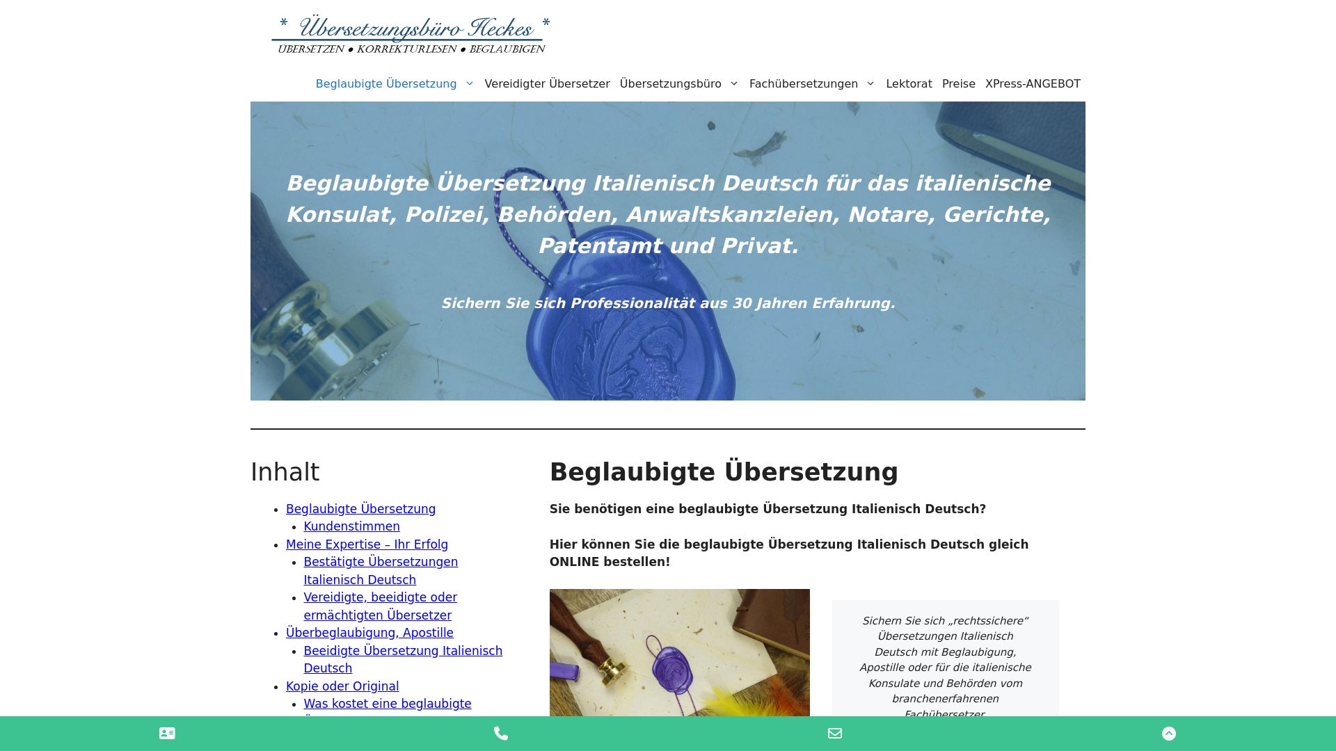 Übersetzungsbüro Heckes