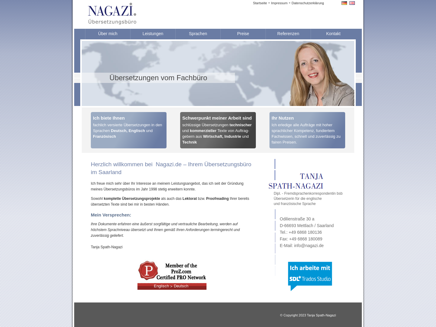 Schreib- und Übersetzungsbüro Tanja Spath-Nagazi