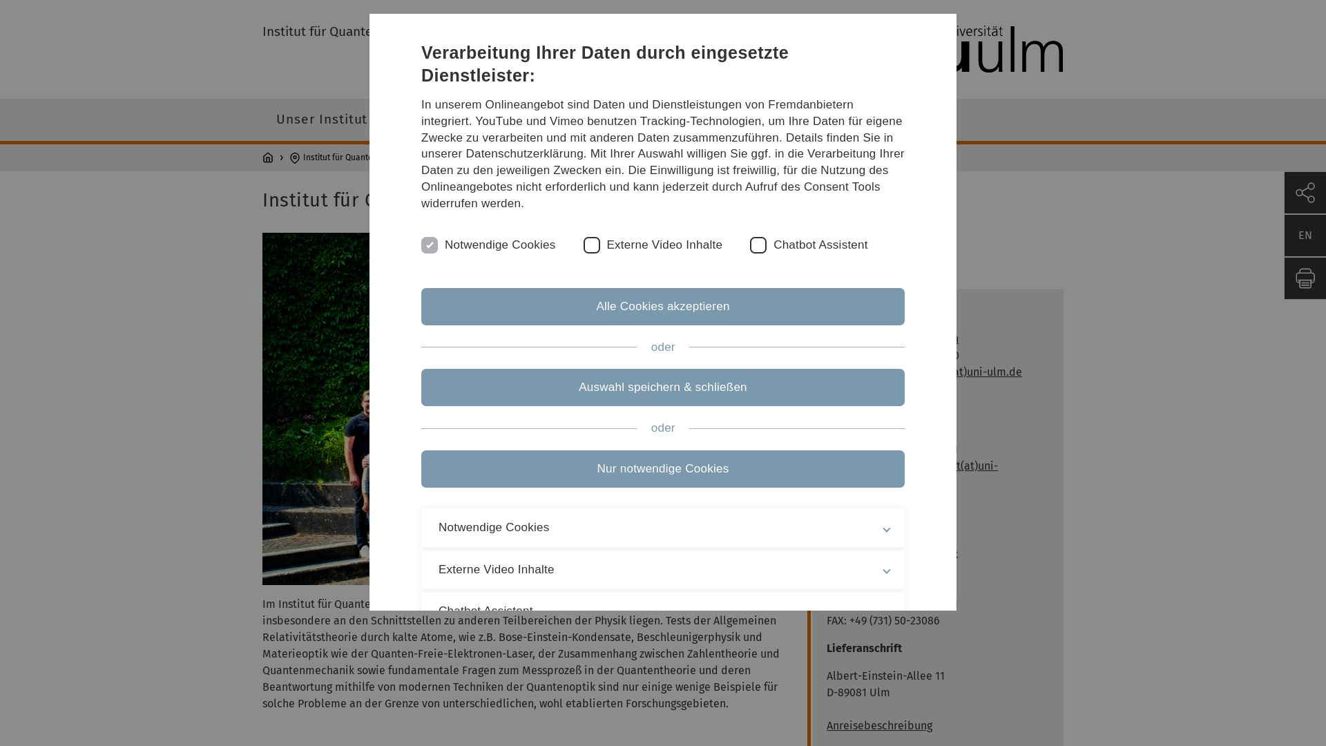 Abteilung Angewandte Analysis der Universität