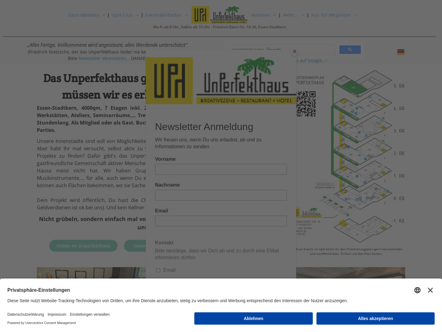 Unperfekthaus, Inhaber Reinhard Wiesemann