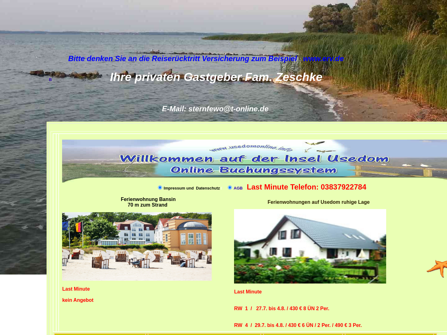 Zimmervermittlung Zeschke