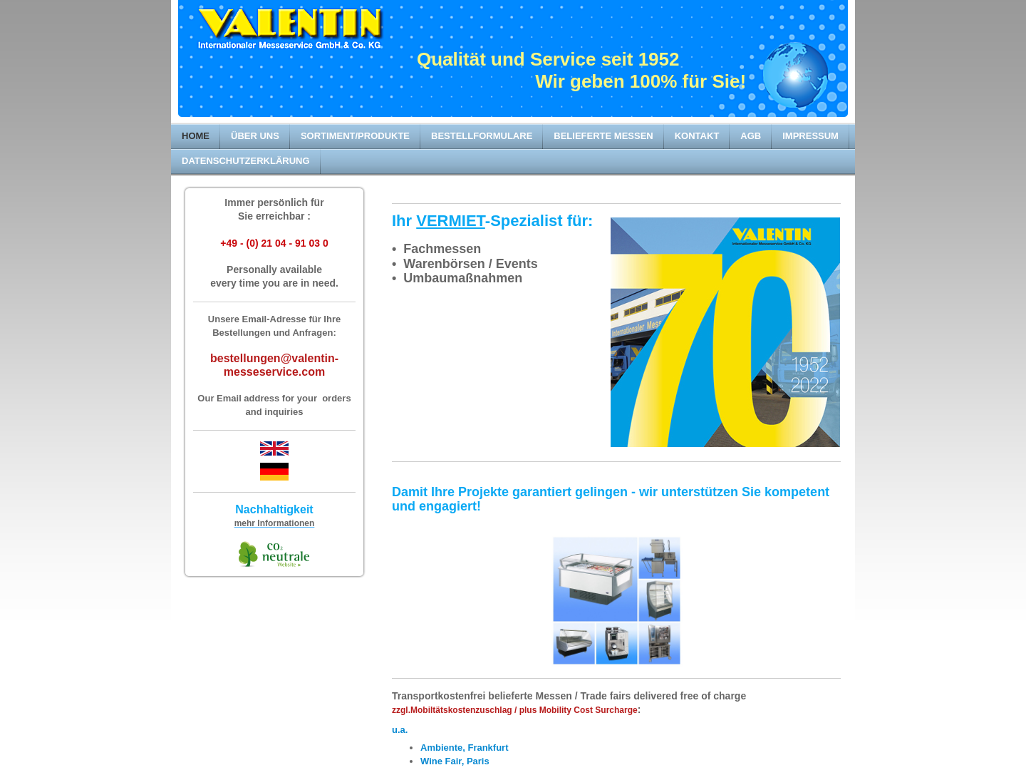Valentin Internationale Messeservice GmbH & Co. KG