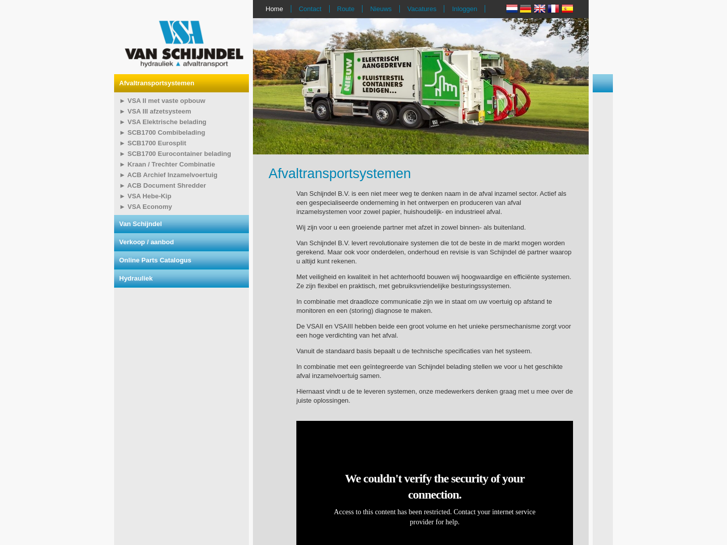 Van Schijndel B.V. und Van Schijndel Deutschland GmbH