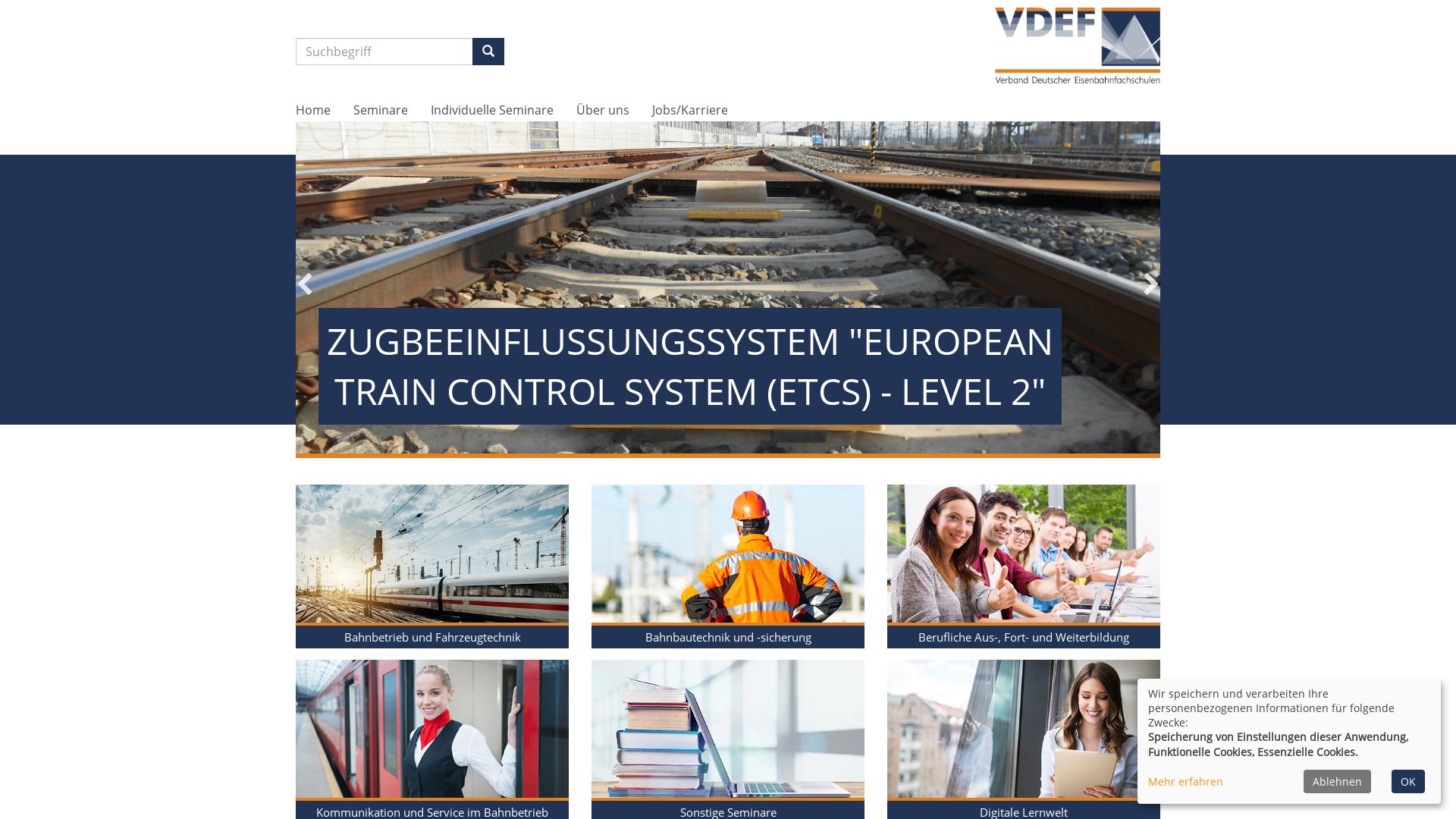 VDEF, Verband Deutscher Eisenbahnfachschulen e. V.