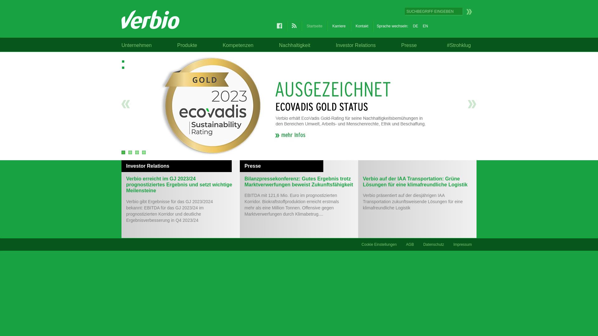 Verbio Vereinigte BioEnergie AG