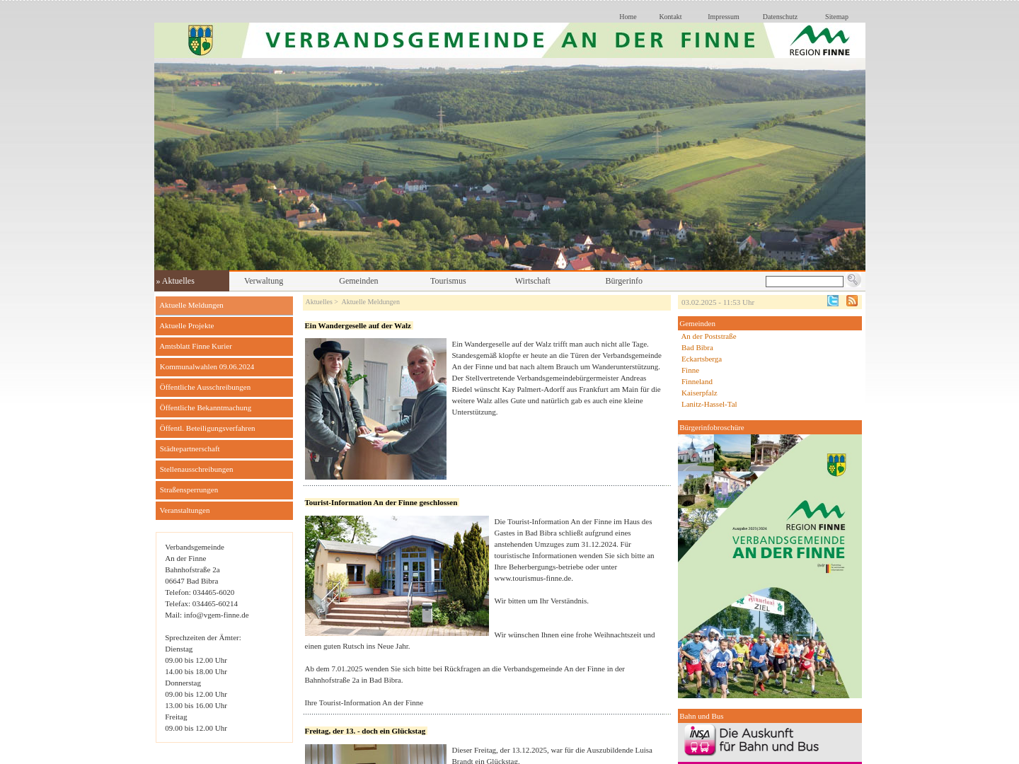 Verbandsgemeinde An der Finne
