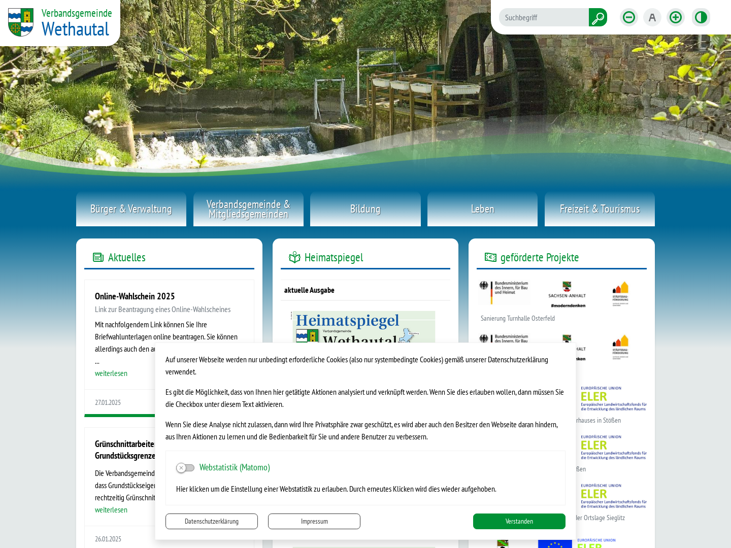 Verbandsgemeinde Wethautal