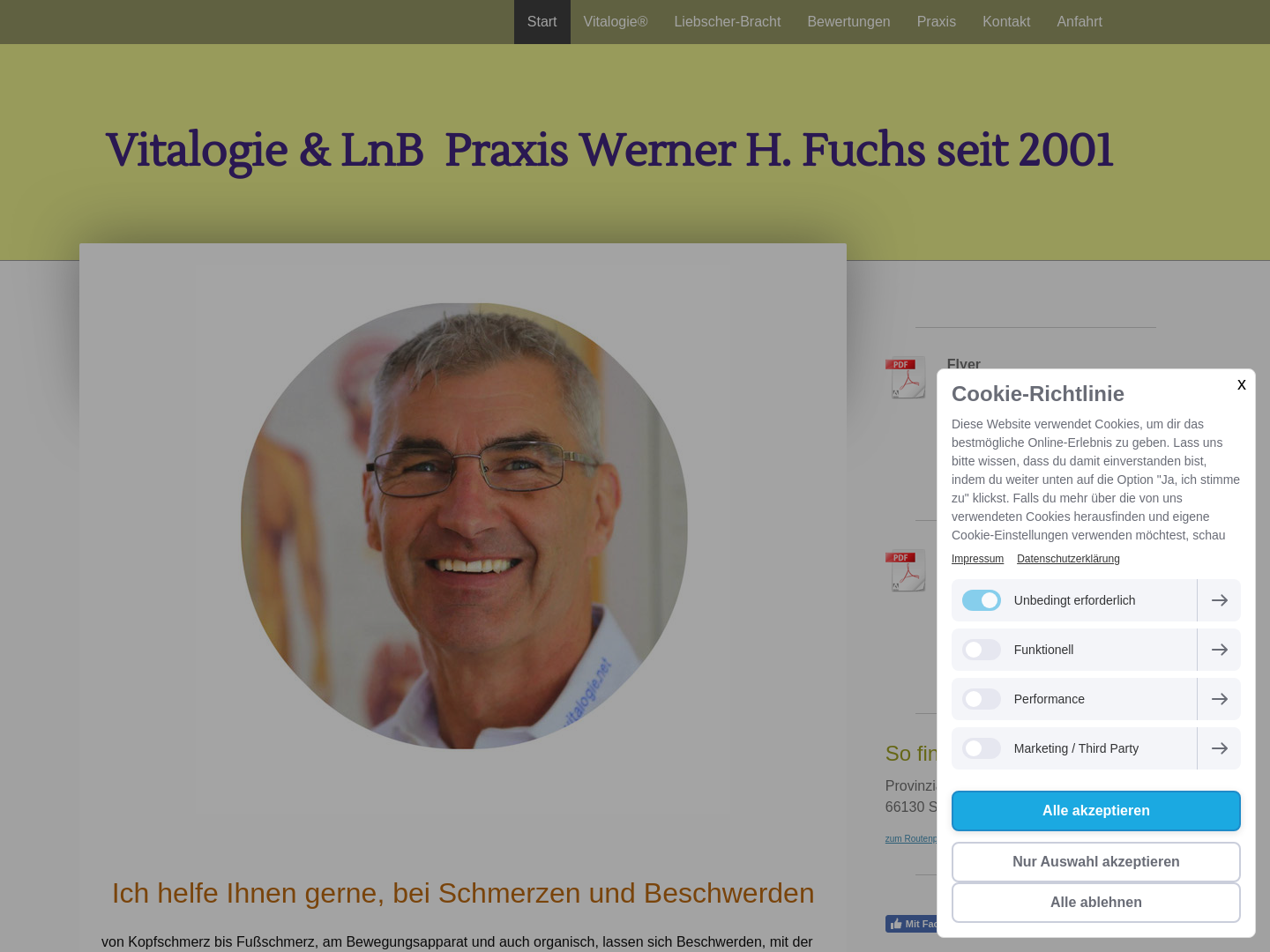 Vitalogie Praxis Werner H. Fuchs
