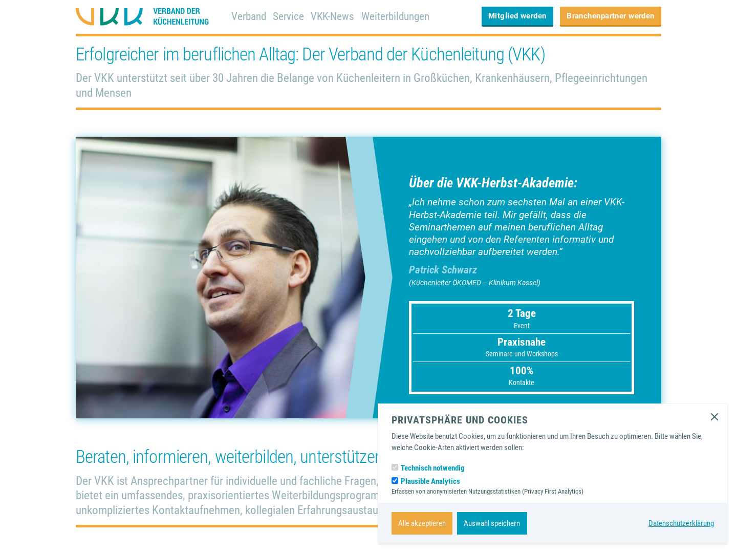 Verband der Küchenleiter/innen in Krankenhäusern und Pflegeeinrichtungen e.V.