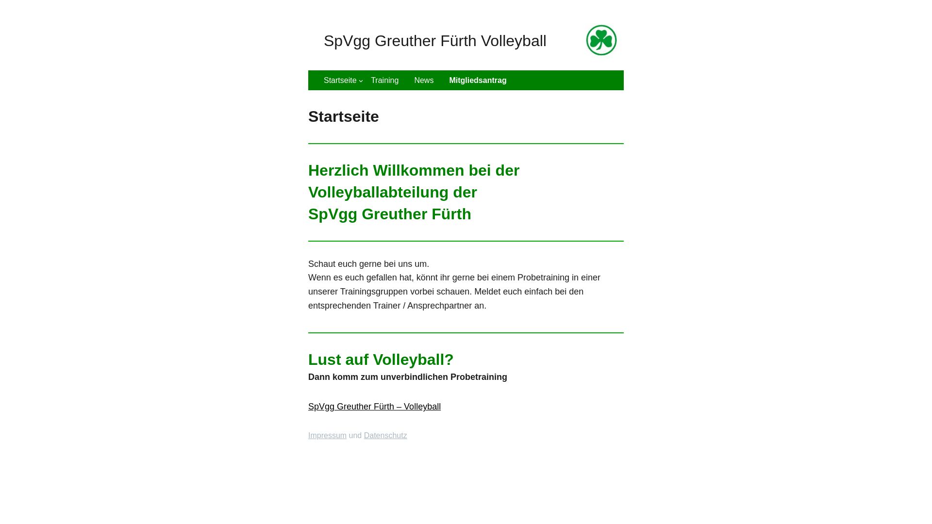 SpVgg Greuther Fürth - Volleyball