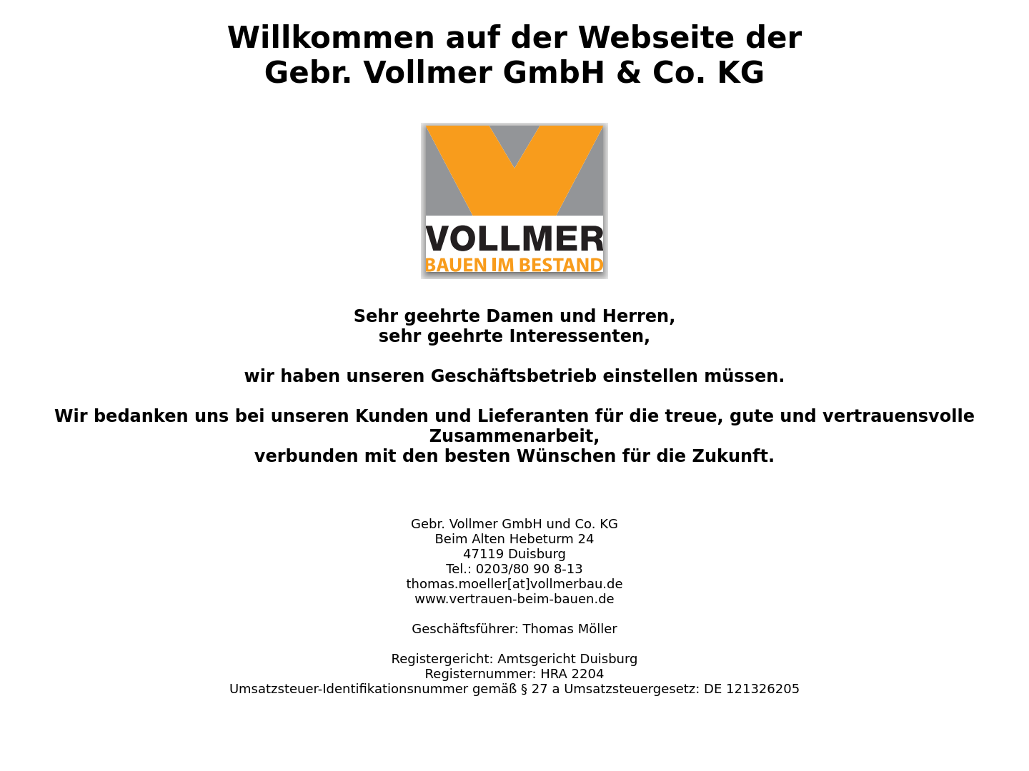 Gebr. Vollmer GmbH & Co.KG