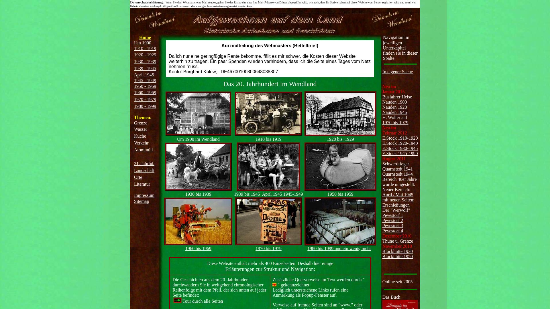 Damals im Wendland