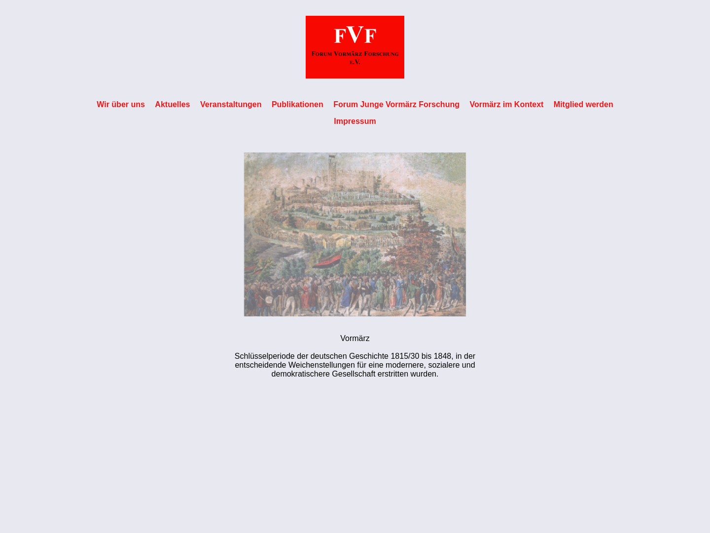 Forum Vormärz Forschung e.V.
