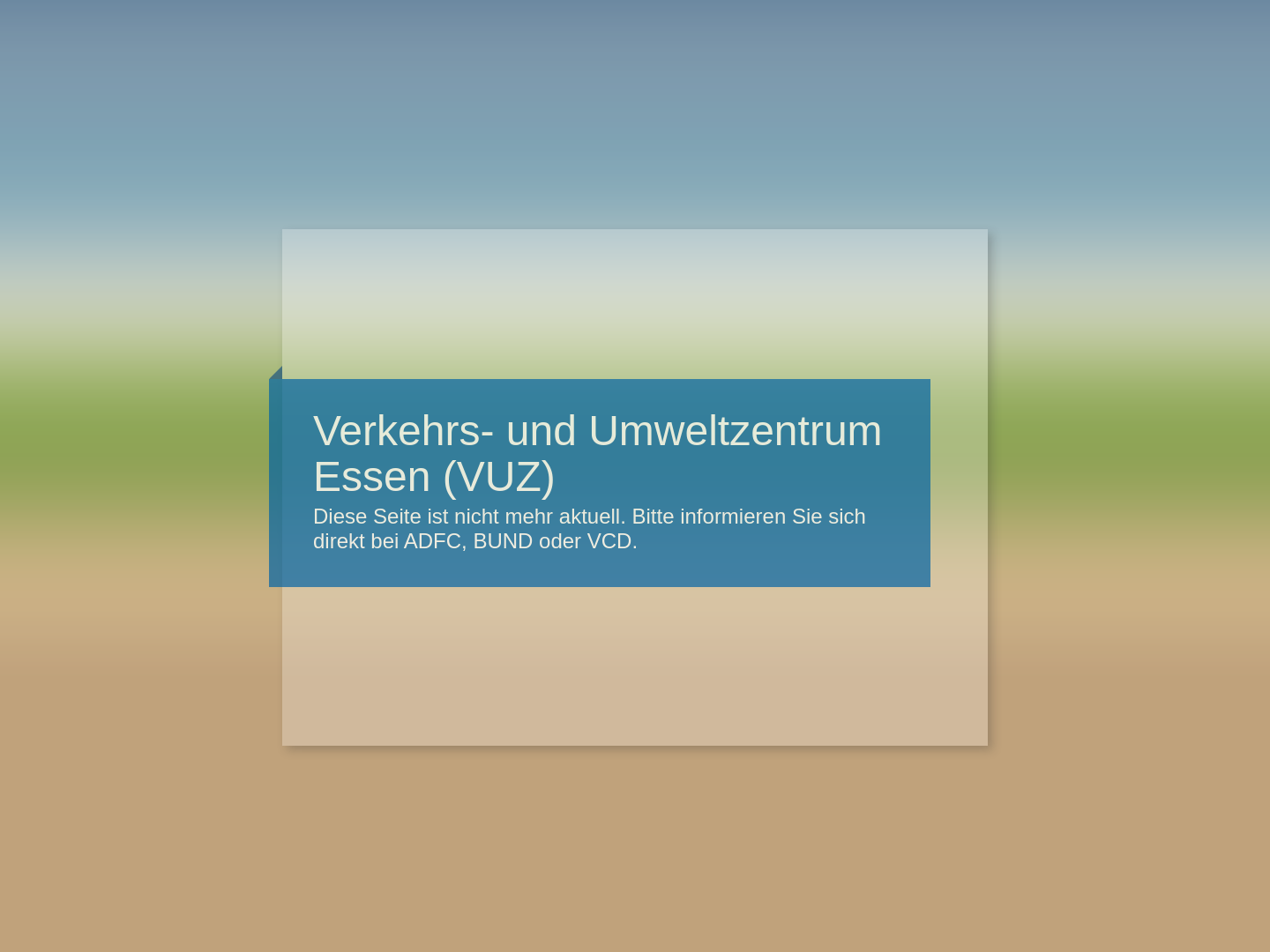 Verkehrs- und Umweltzentrum Essen (VUZ)