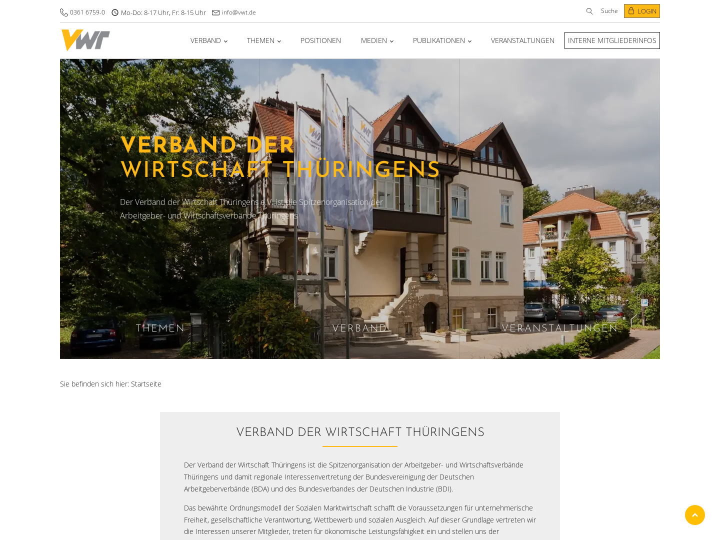 Verband der Wirtschaft Thüringens e.V.