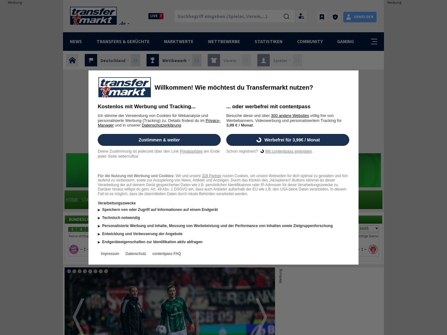Die wahre Tabelle der Fußball-Bundesliga