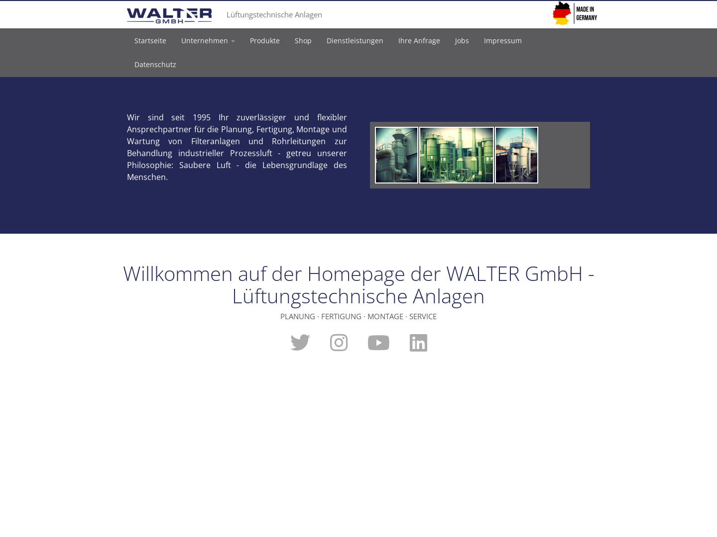 Walter GmbH - Lüftungstechnische Anlagen