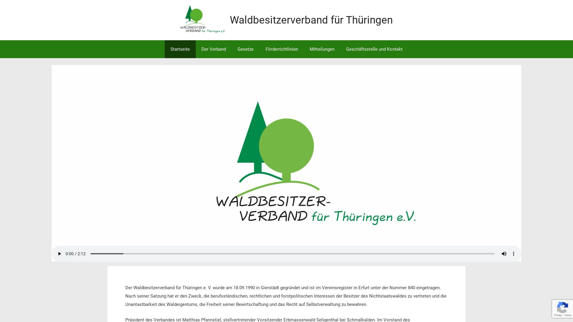 Waldbesitzerverband für Thüringen e.V.