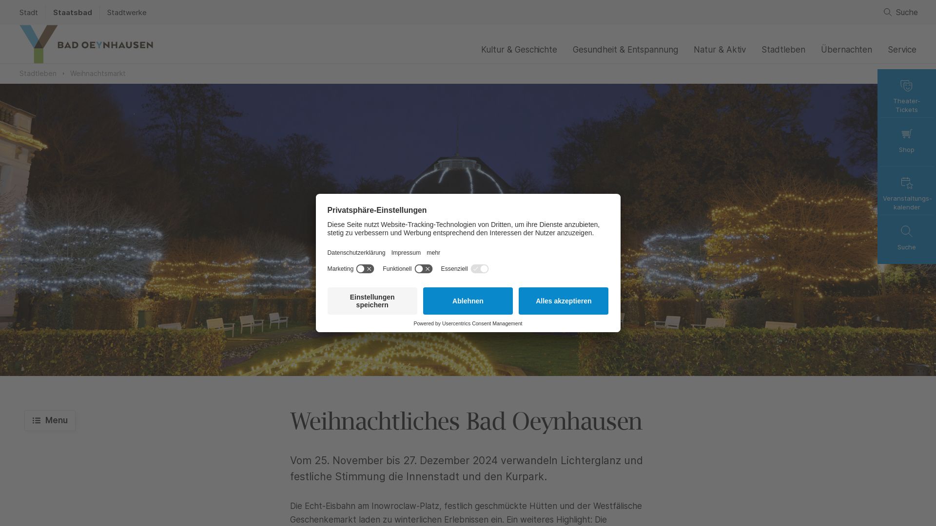 Weihnachtsmarkt Bad Oeynhausen
