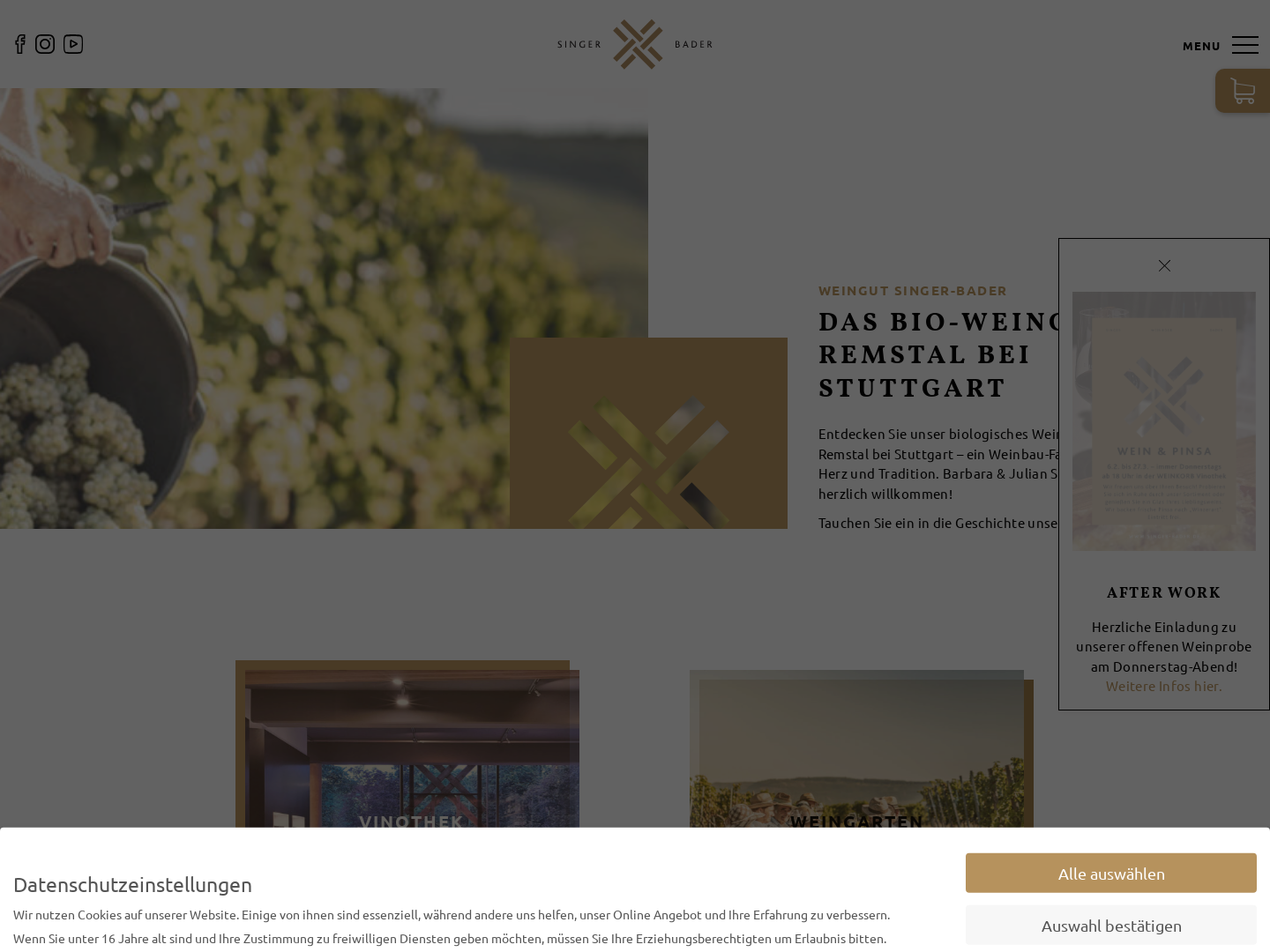 Weingut Bader in Kernen Stetten / Remstal