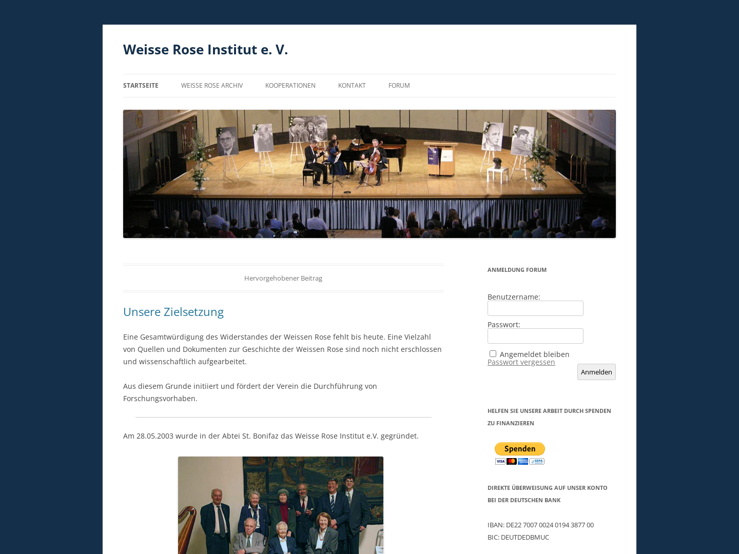 Weisse Rose Institut e.V.