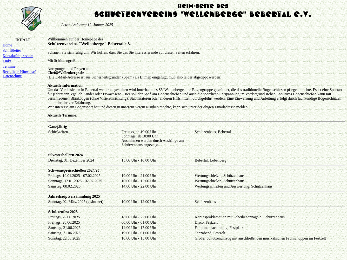Schützenverein "Wellenberge" Bebertal e.V.