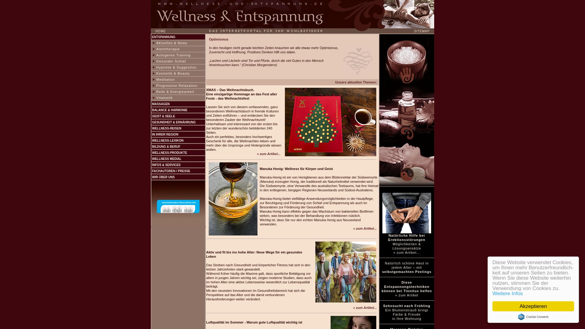 Magazin für Wellness und Entspannung