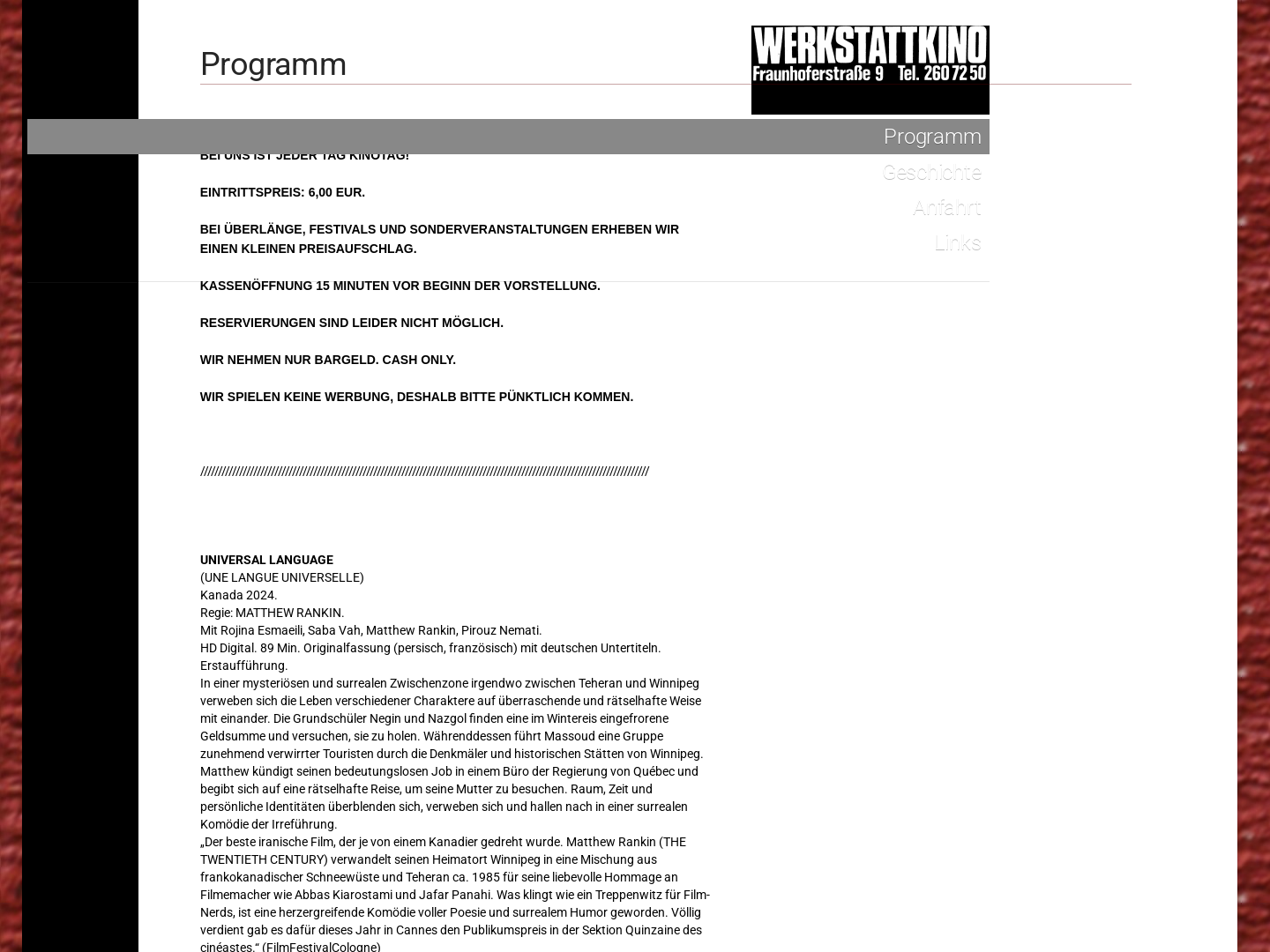 Werkstattkino München