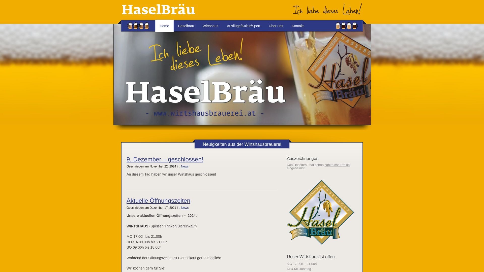 Haselbräu - Das Bier vom Ostrong