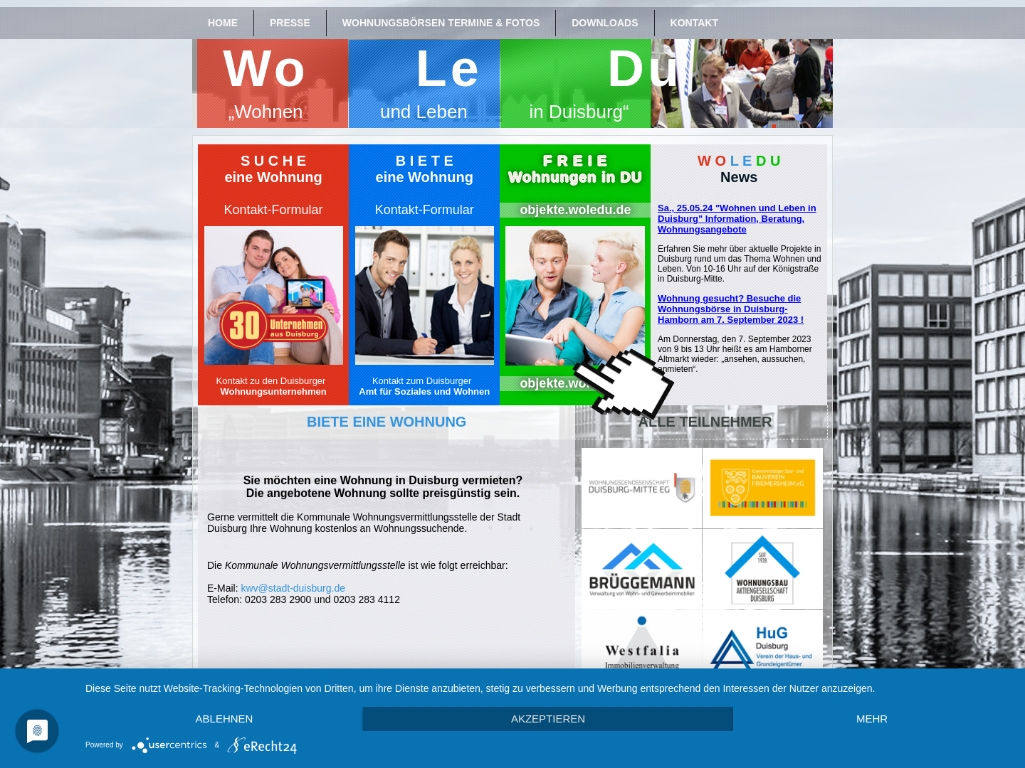 Wohnen und Leben in Duisburg
