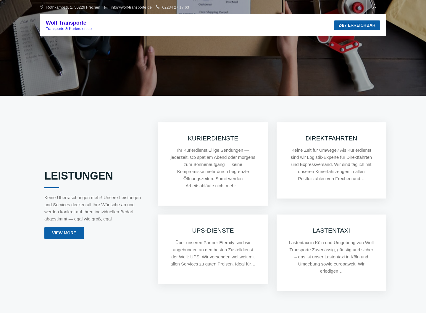 Wolf Transporte & Kurierdienste