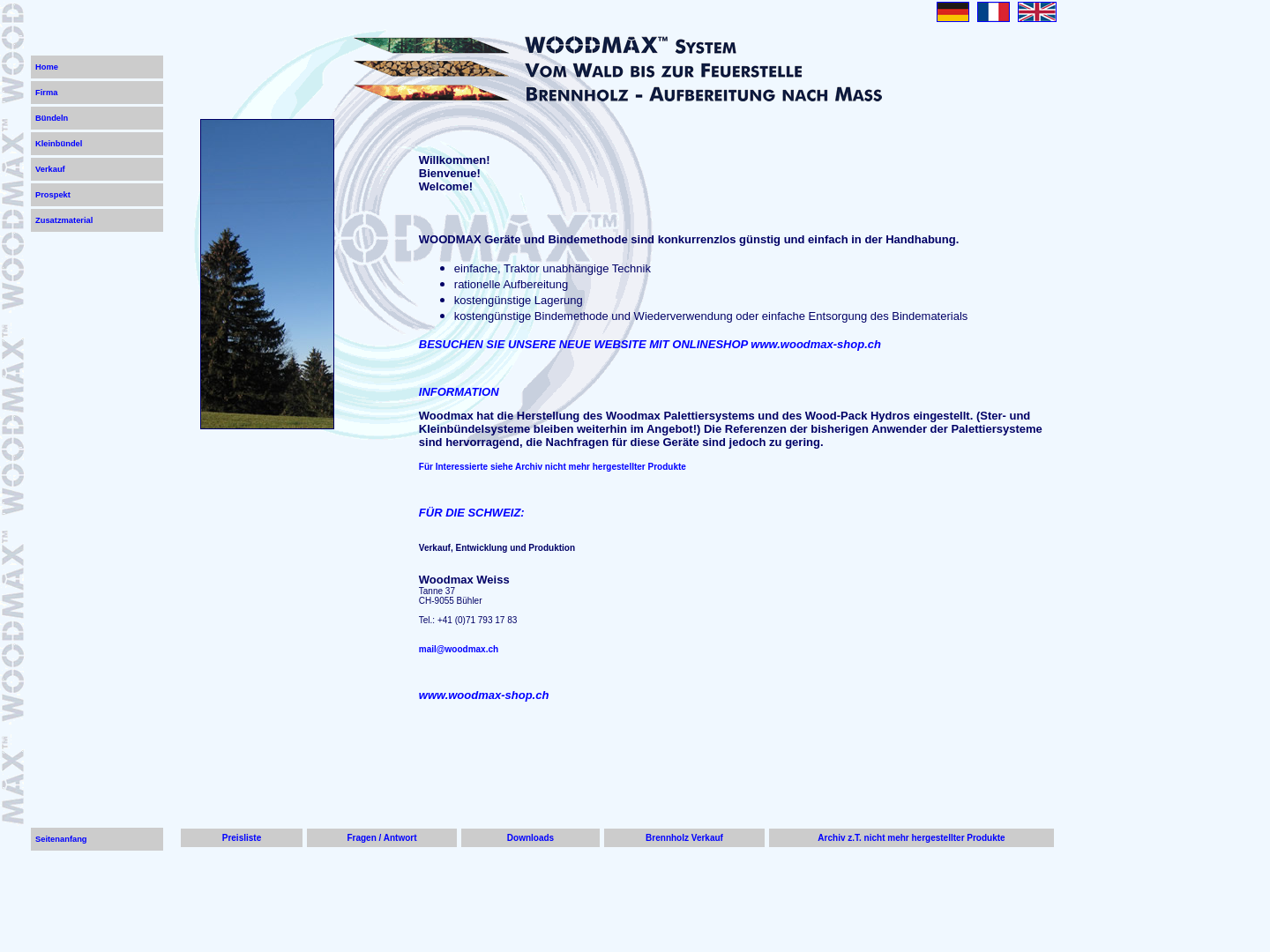 Woodmax-System Stückholz Aufbereitung