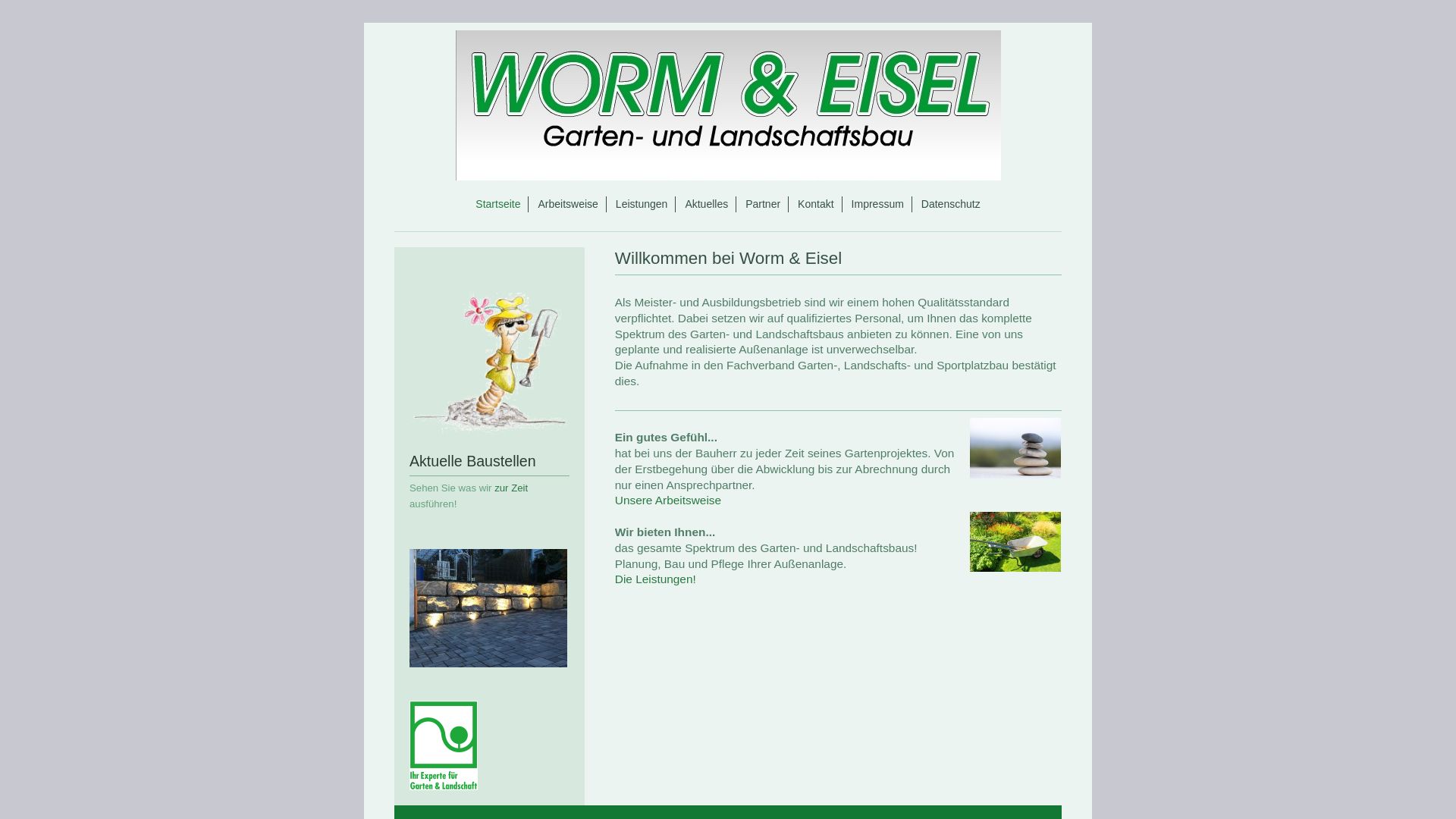 Worm und Eisel - GaLabau: Niederbrechen: Landschaftsgärtner, Gartenbau, Landschaftsbau