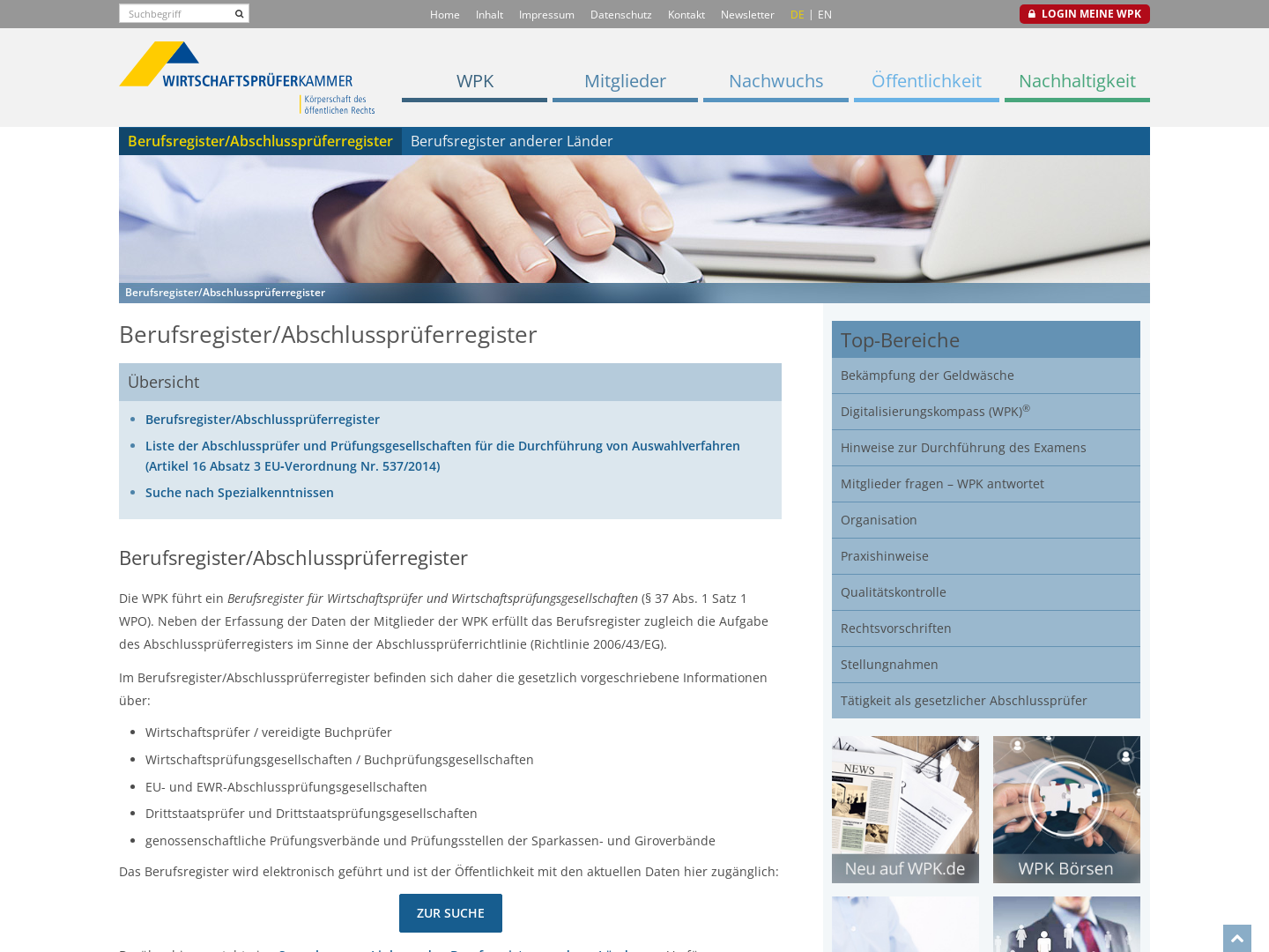 Wirtschaftsprüferkammer K.d.ö.R