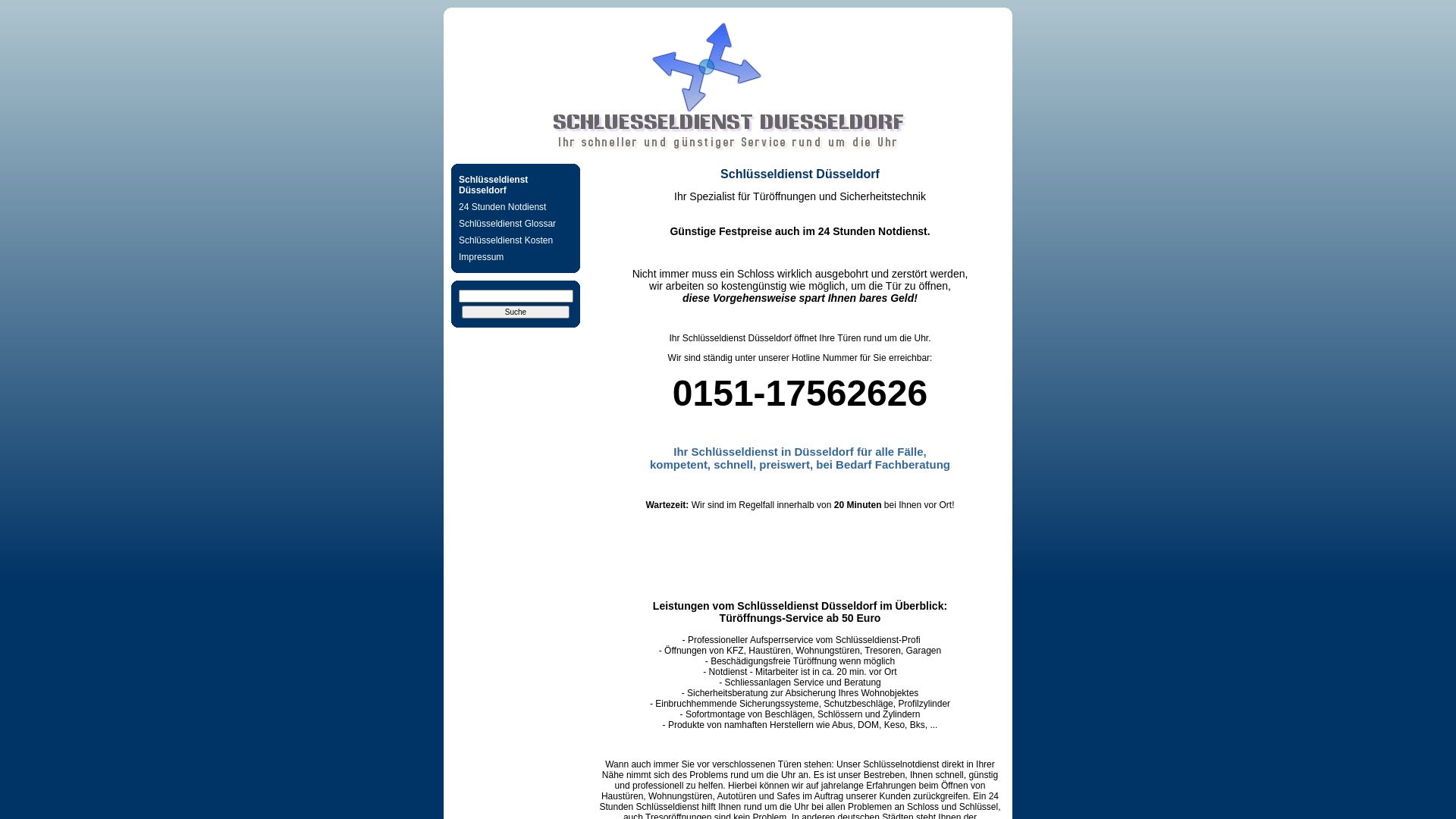 Schlüsseldienst Düsseldorf, CeWe Consulting GmbH