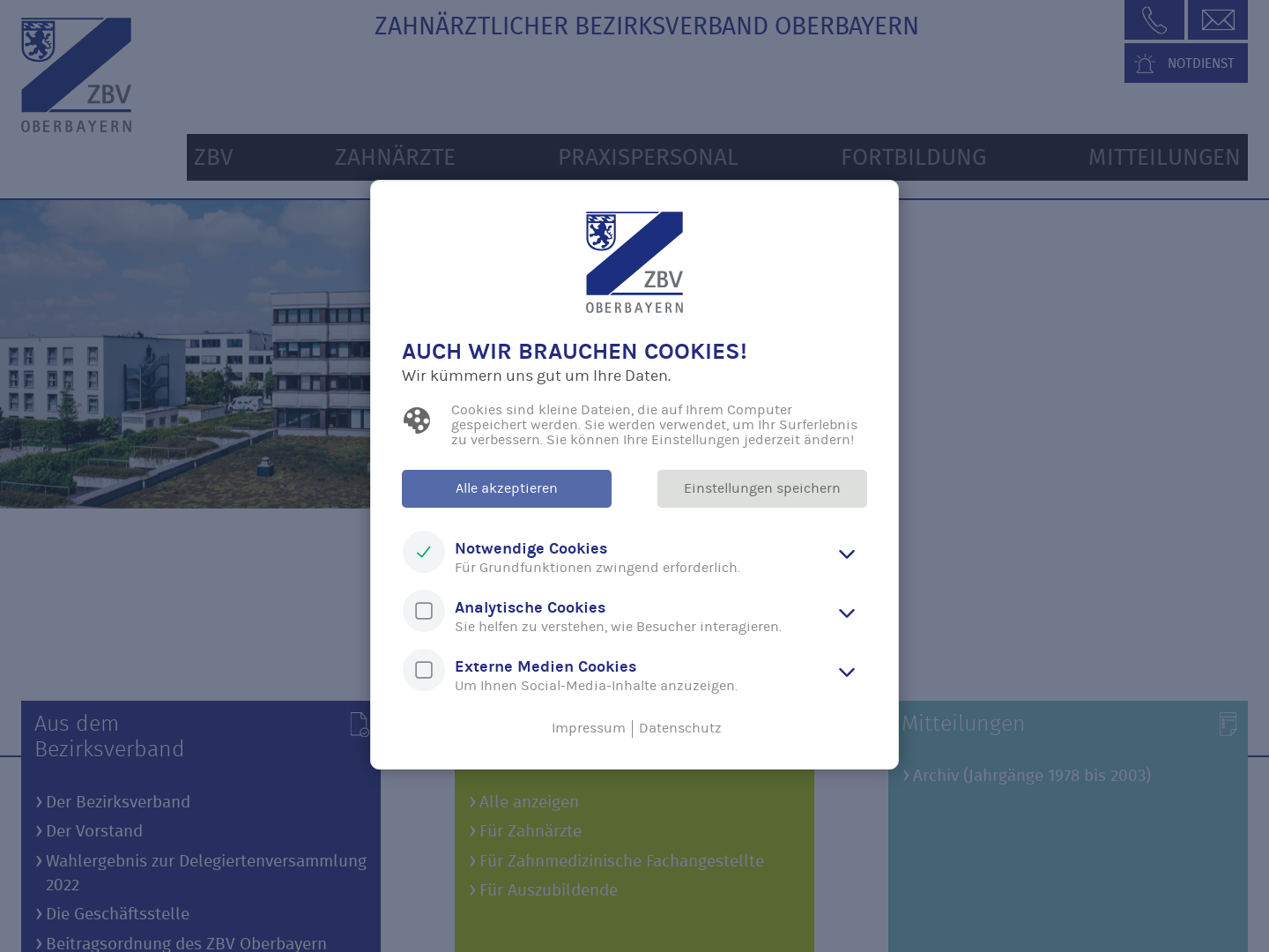 Zahnärztlicher Bezirksverband Oberbayern