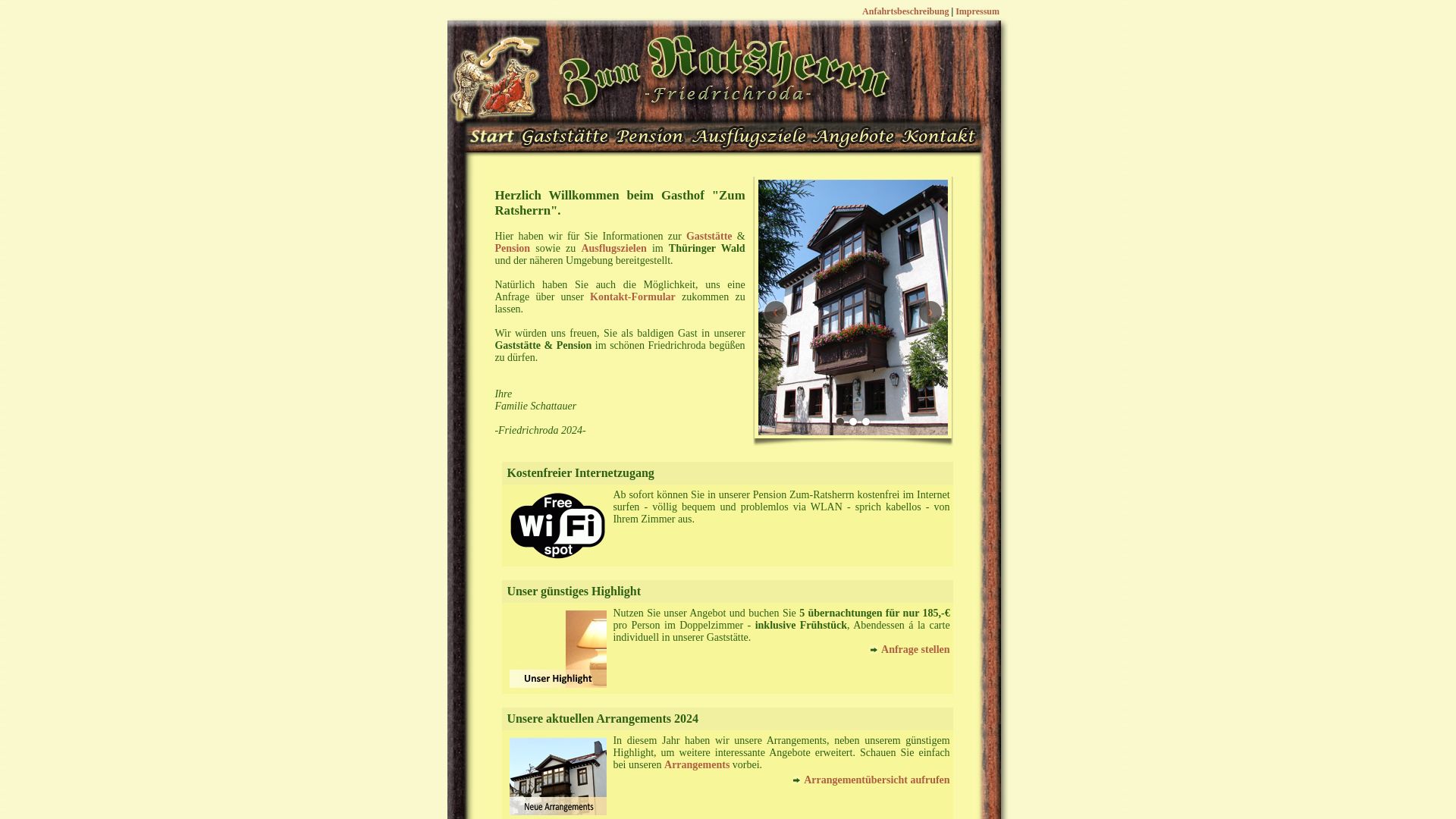 Pension und Gasthaus Zum-Ratsherrn - Inh. Bodo Schattauer
