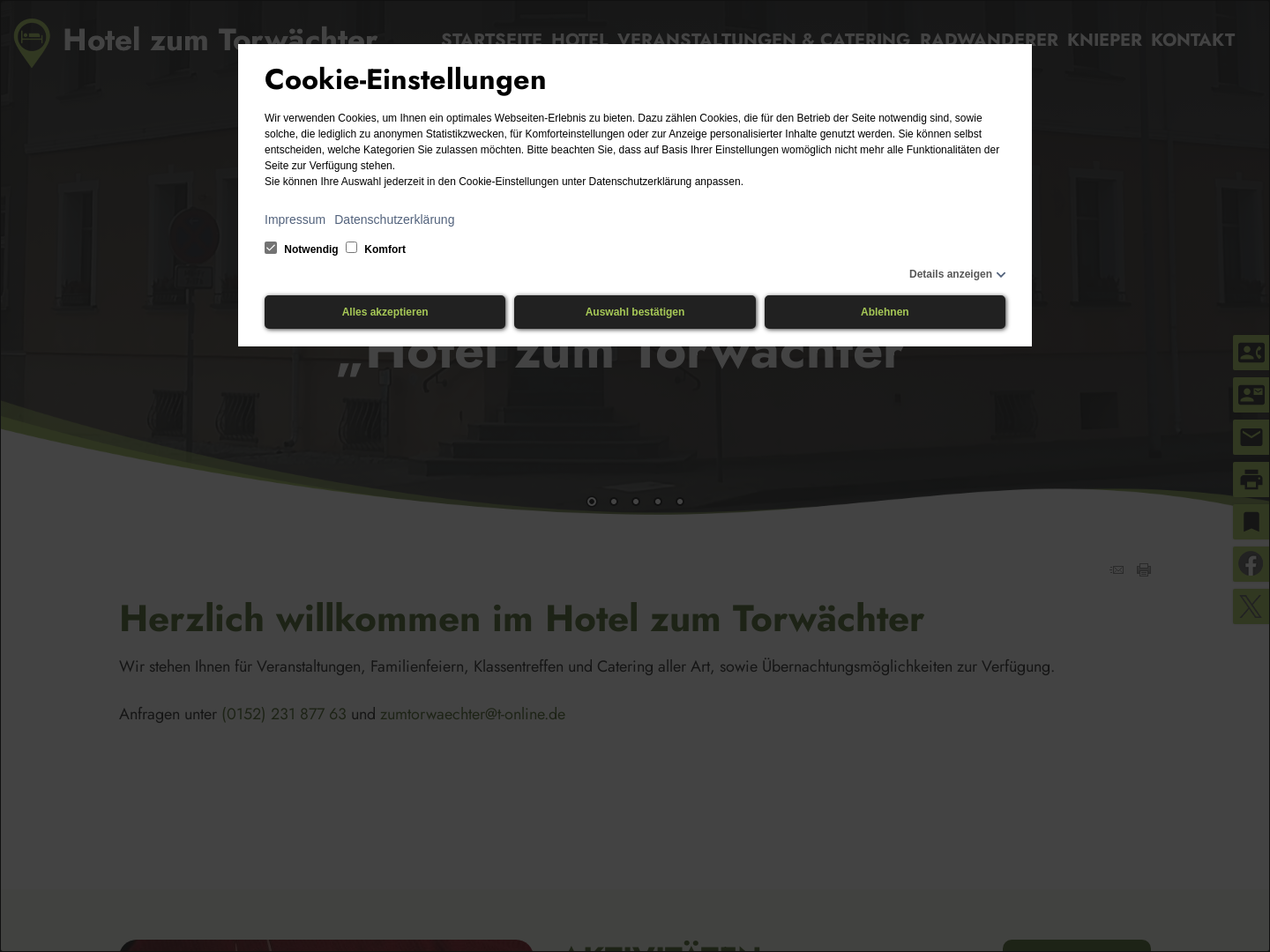 Gasthaus und Hotel "Zum Torwächter"