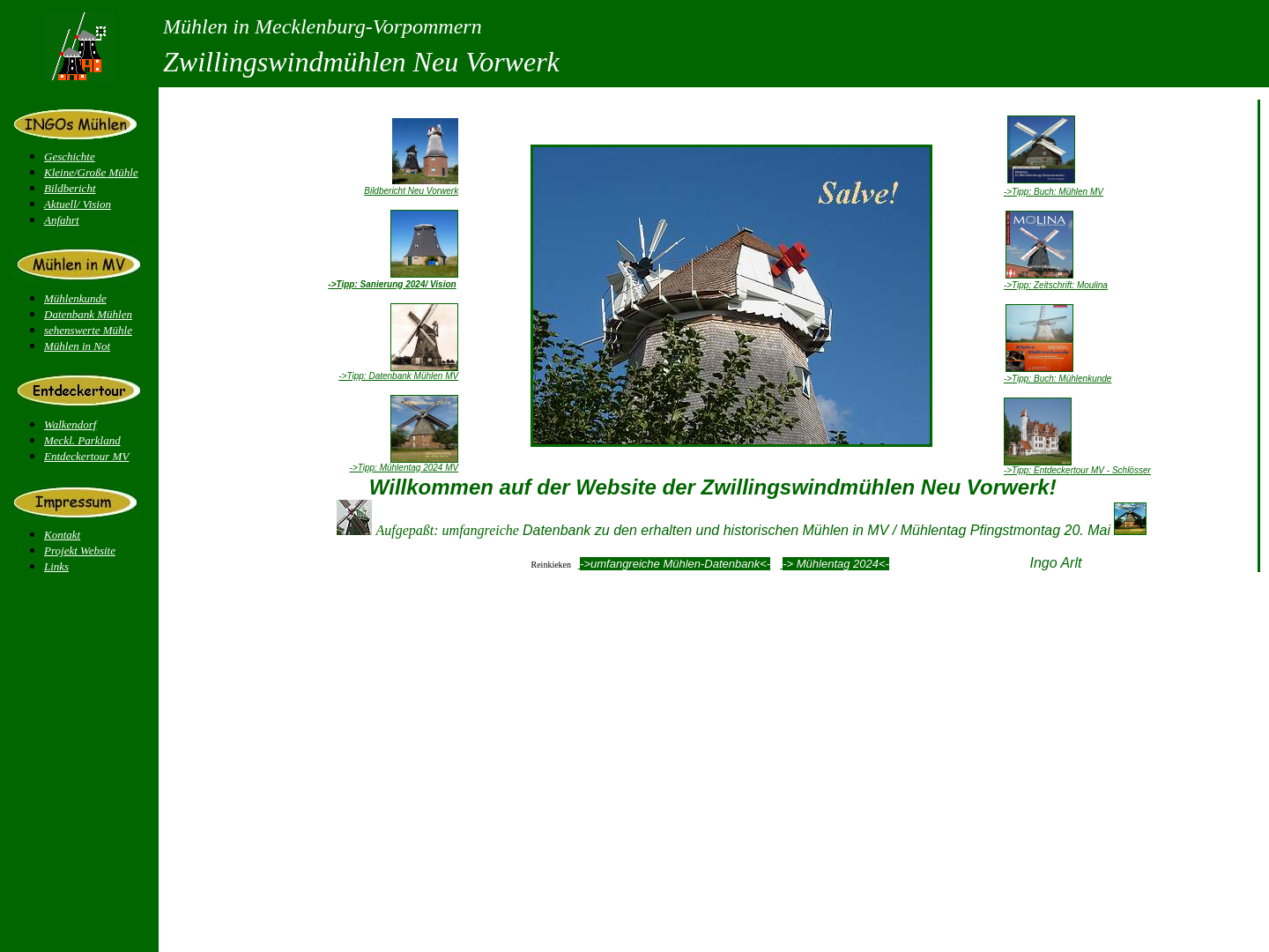 Mühlen in Mecklenburg-Vorpommern - Ingo Arlt