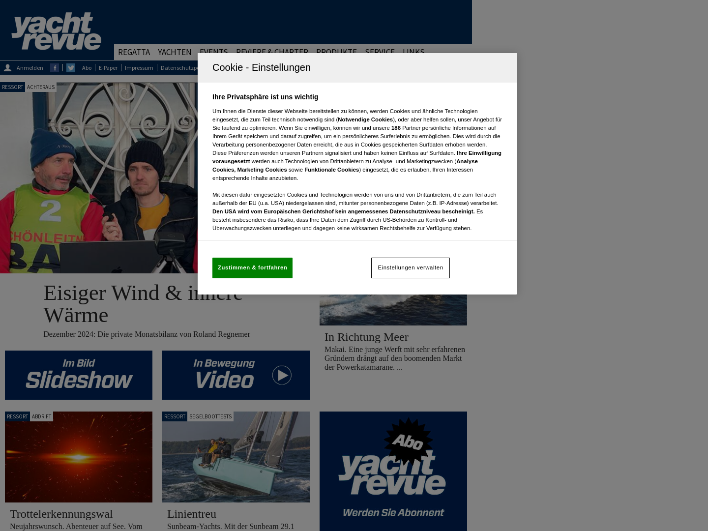 Yachtrevue.at - Magazin für Wassersport